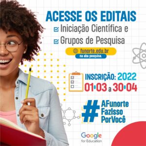 Read more about the article Abertas inscrições para Iniciação Científica e Grupos de Pesquisa🧠