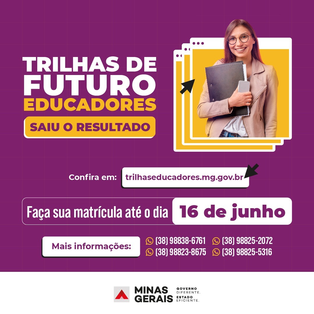 Leia mais sobre o artigo Matrículas para especializações Trilhas de Futuro Educadores vão até 16/06