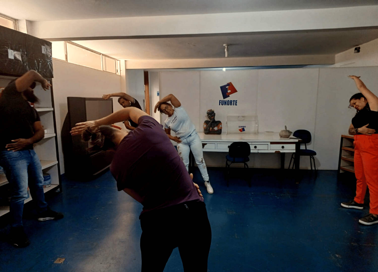 No momento você está vendo Ginástica Laboral Acontece nas Unidades Funorte