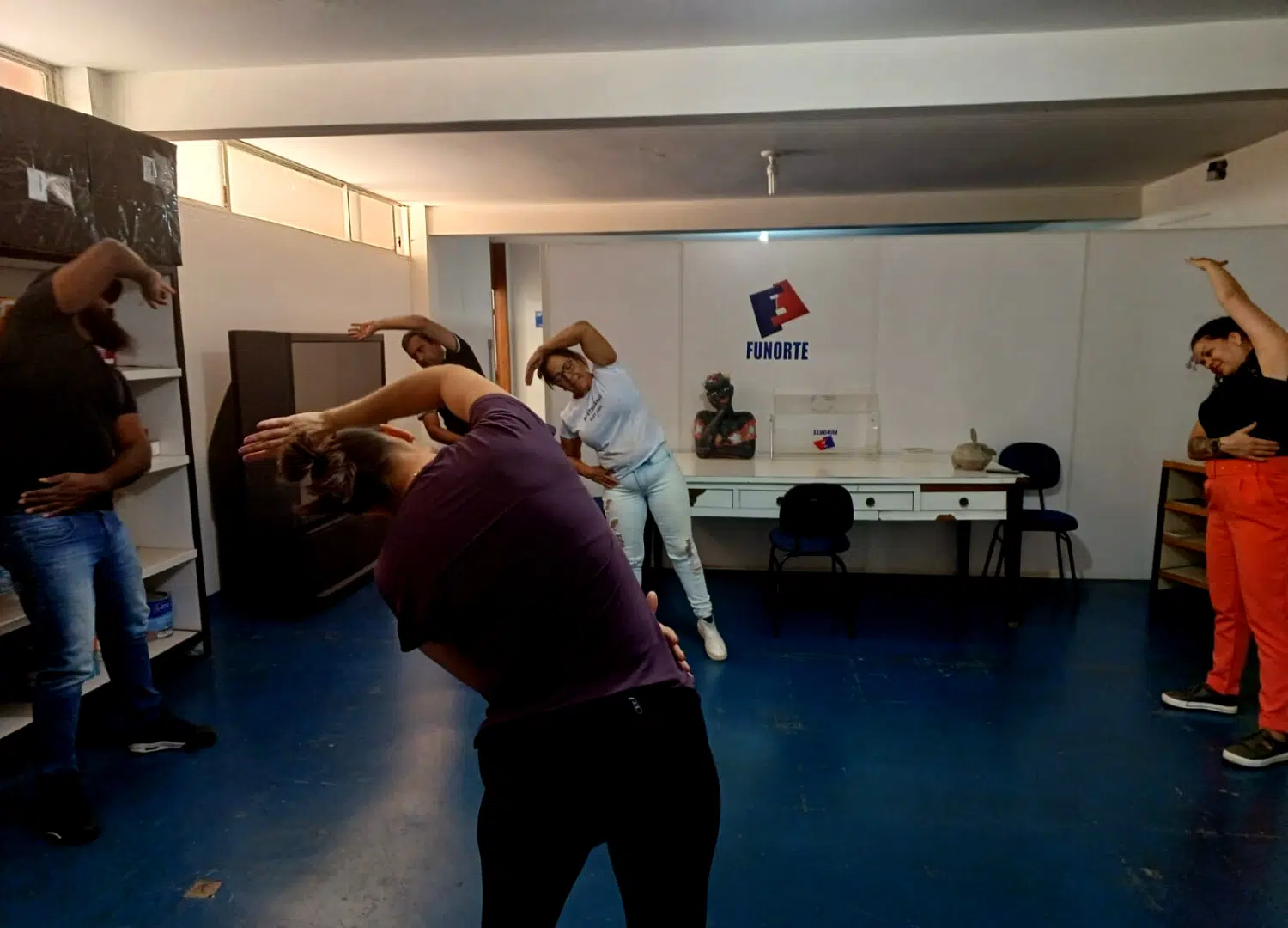 Você está visualizando atualmente Ginástica Laboral Acontece nas Unidades Funorte