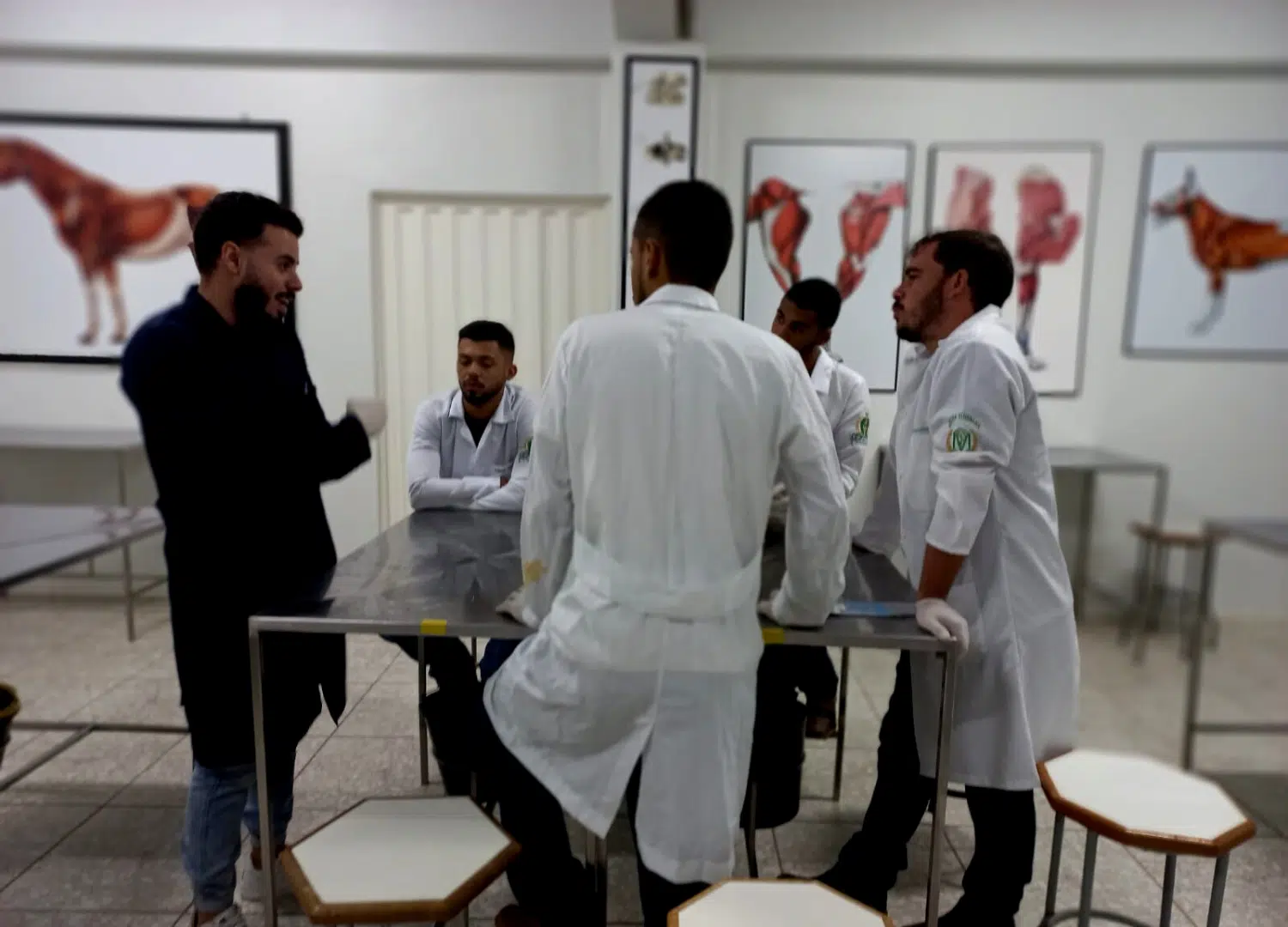 Você está visualizando atualmente Alunos são clicados na aula de Anatomia Topográfica