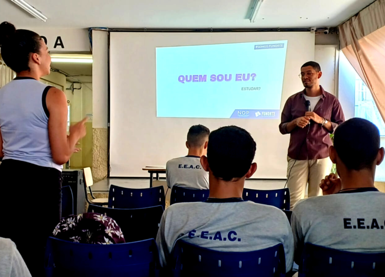 Você está visualizando atualmente Funorte Itinerante visita E. E. Antônio Canela